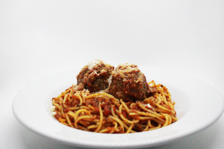 Pasta with Homemade Meatballs