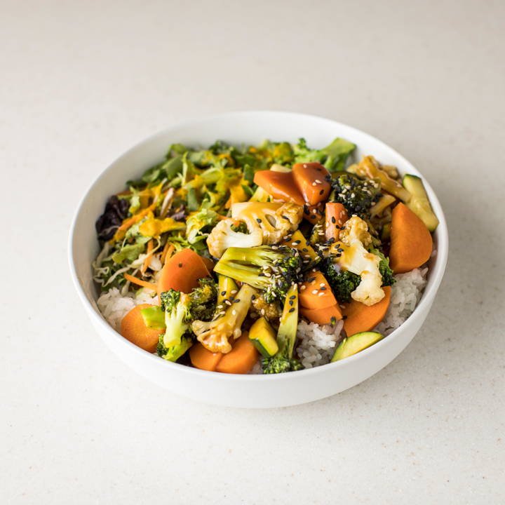 Wok Sauteed Vegetable Bowl