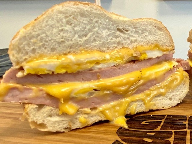 The Deutschland - Fried Bologna Sandwich