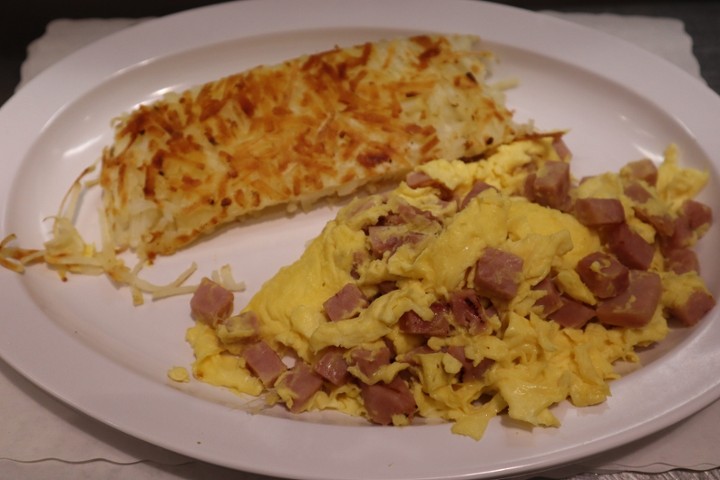 Diced Ham Scramble.