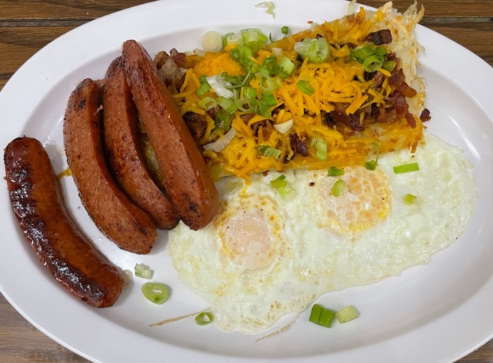 German Sausage and Eggs.