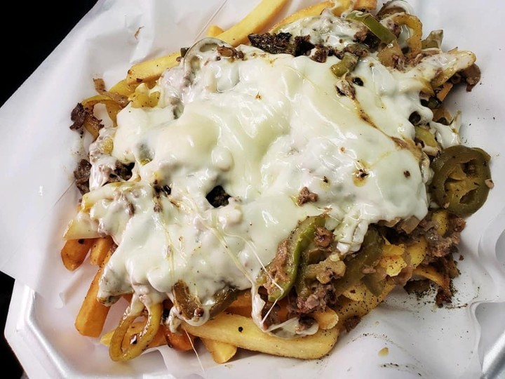 Cheffin's Loaded Cheesesteak Fries