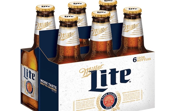 Six Pack Of Miller Lite