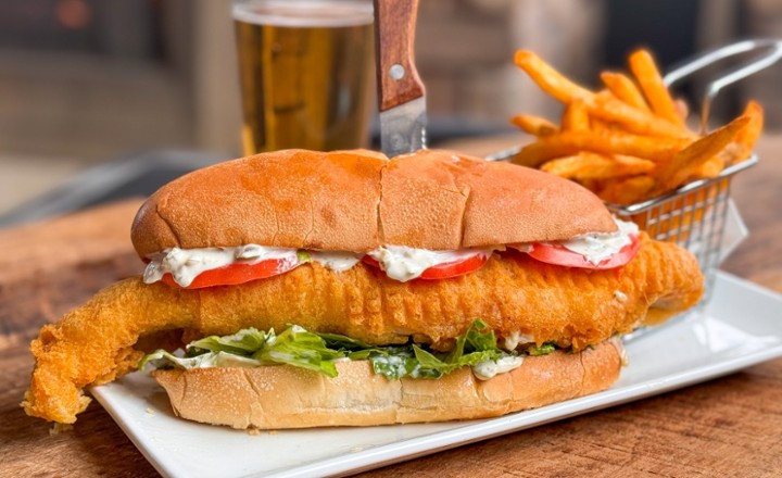 Beer Battered Fish Sandwich