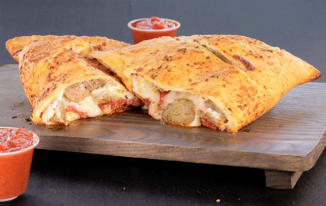 Meatball Pepperoni Parm Calzone