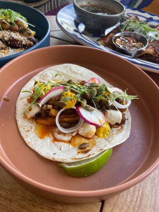 Cumin Roasted Squash Taco