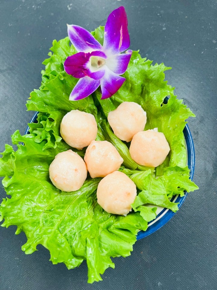 Salted Egg Yolk Shrimp Ball 鹹蛋黃蝦丸