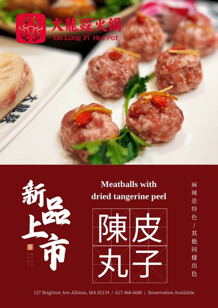 Meatball with dried Tangerine Peel 陳皮丸子