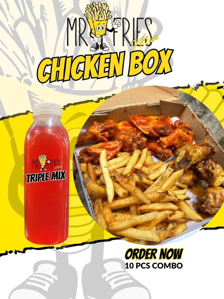 Chicken Box (10 Wings +Fry +Triple Mix)