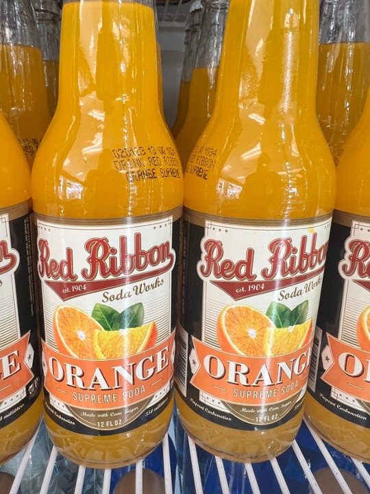 Red Ribbon Orange Supreme Craft Soda