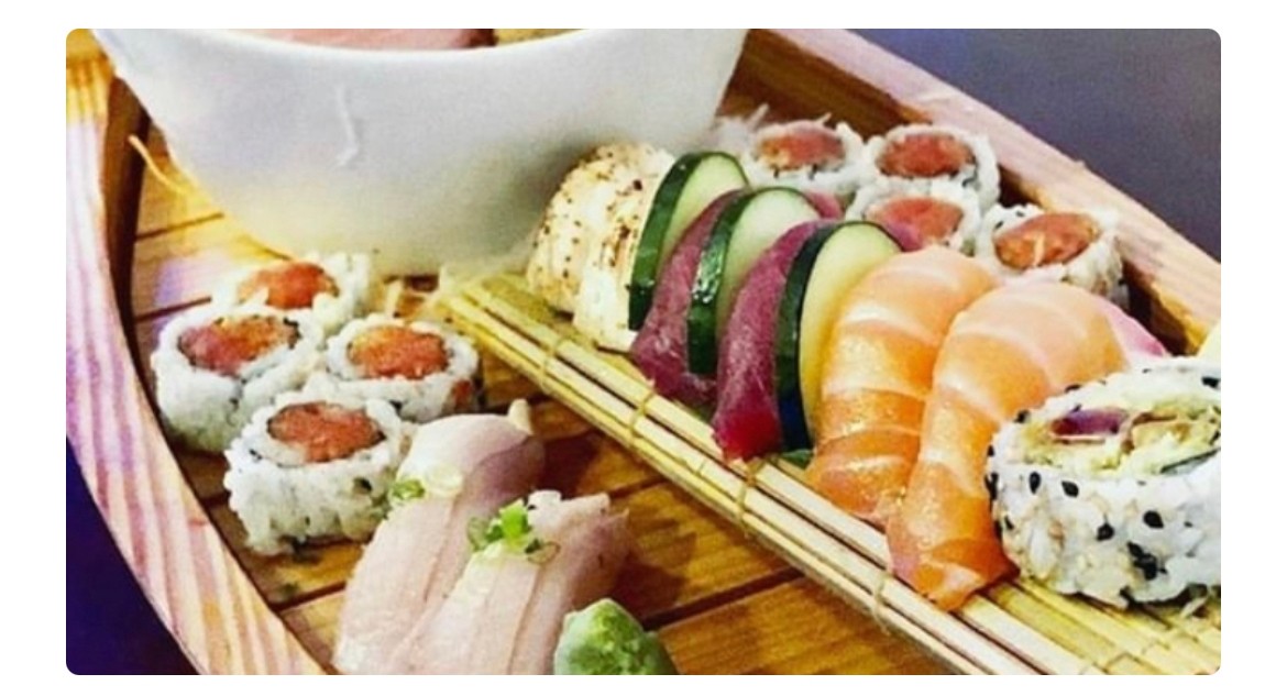 Sushi and Sashimi Boat