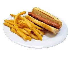 Kids Hotdog W/ Fries