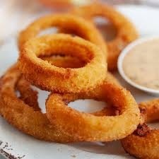 Housemade Onion Rings w/ blooming onion sauce