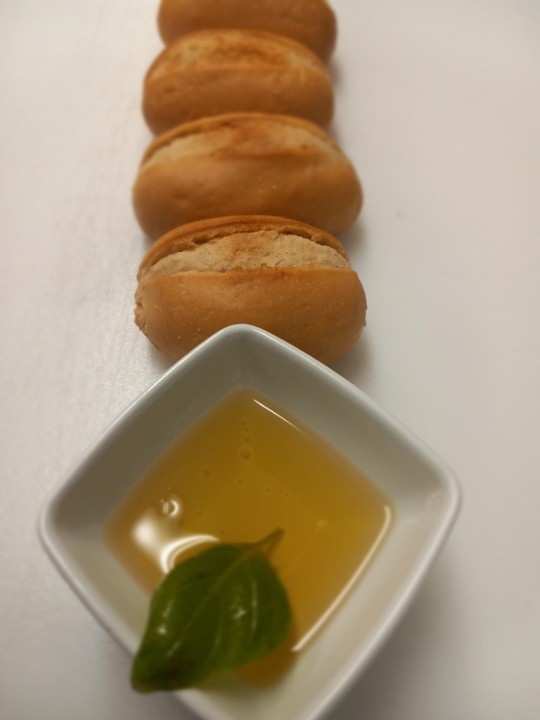6 French Rolls With Olive Oil On The Side