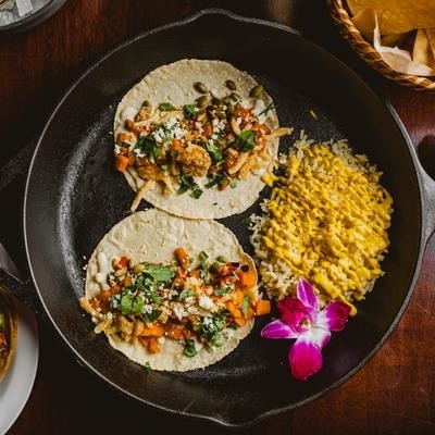 VEGETARIAN SWEET POTATO TACOS