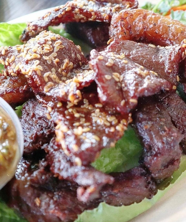 Lao beef jerky ( med tray)