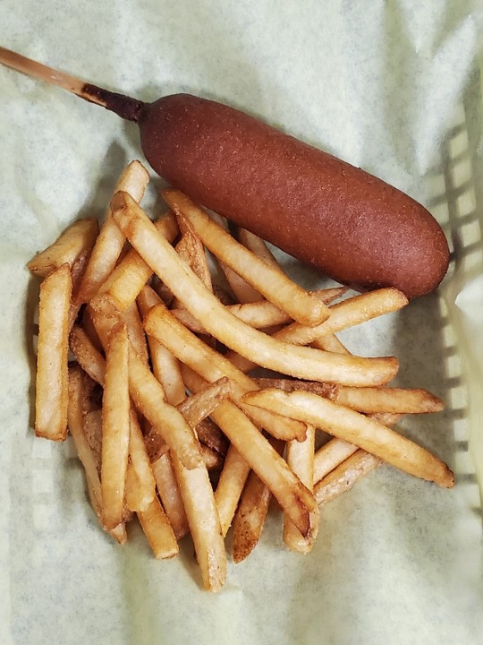 Corn Dog W/French Fries