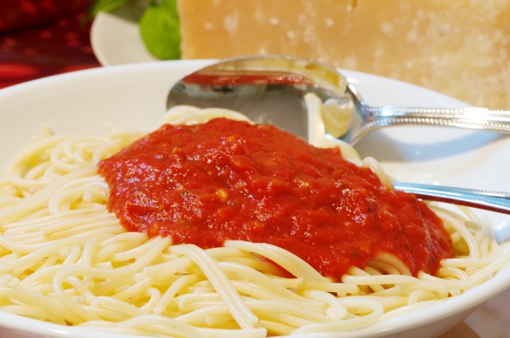 Spaghetti Marinara Lunch