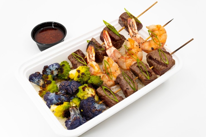 Steak & Shrimp Skewer Bowl Bulk