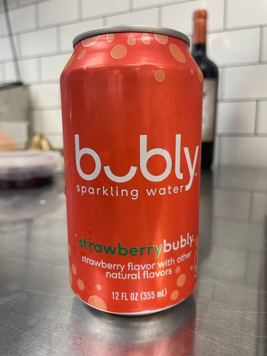 Bubly Strawberry Sparkling Water 12oz