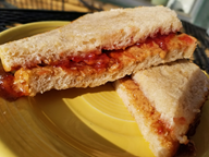Almond Butter & Jelly Sandwich (v)