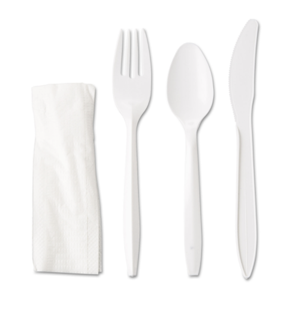 Yes utensils and napkins