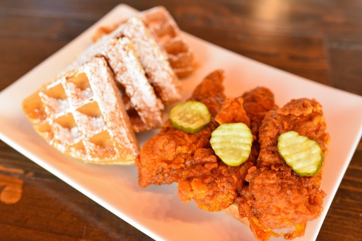 Chicken Tenders (3) & Waffle