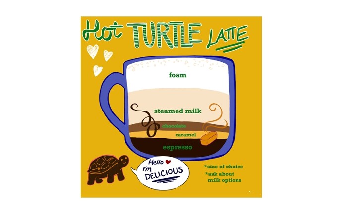 Hot Turtle Latte