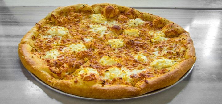 18" The White Pizza