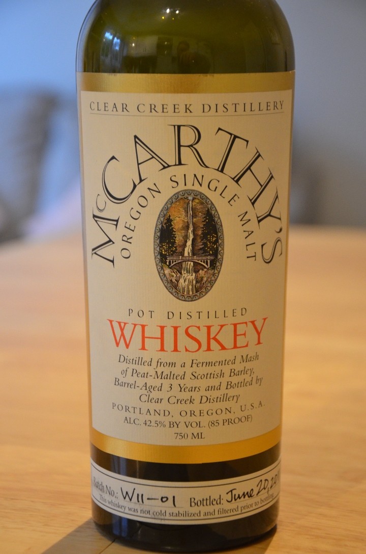 McCarthy's Single Malt Whiskey
