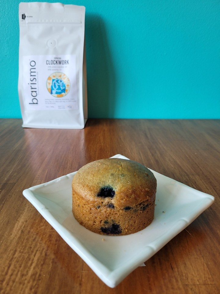 VEGAN: Organic Blueberries Lemon Coffee Cake