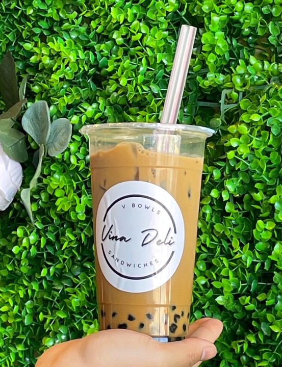 Vietnamese Iced Coffee w/ Boba