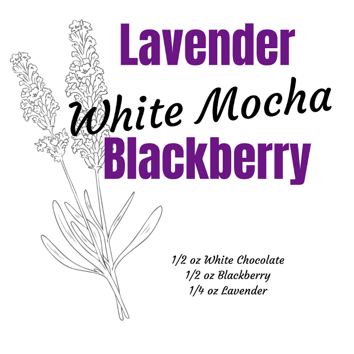 LAVENDER BLACKBERRY WHITE MOCHA