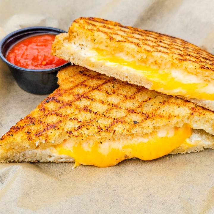 GARLIC BREAD GRILLED CHEESE