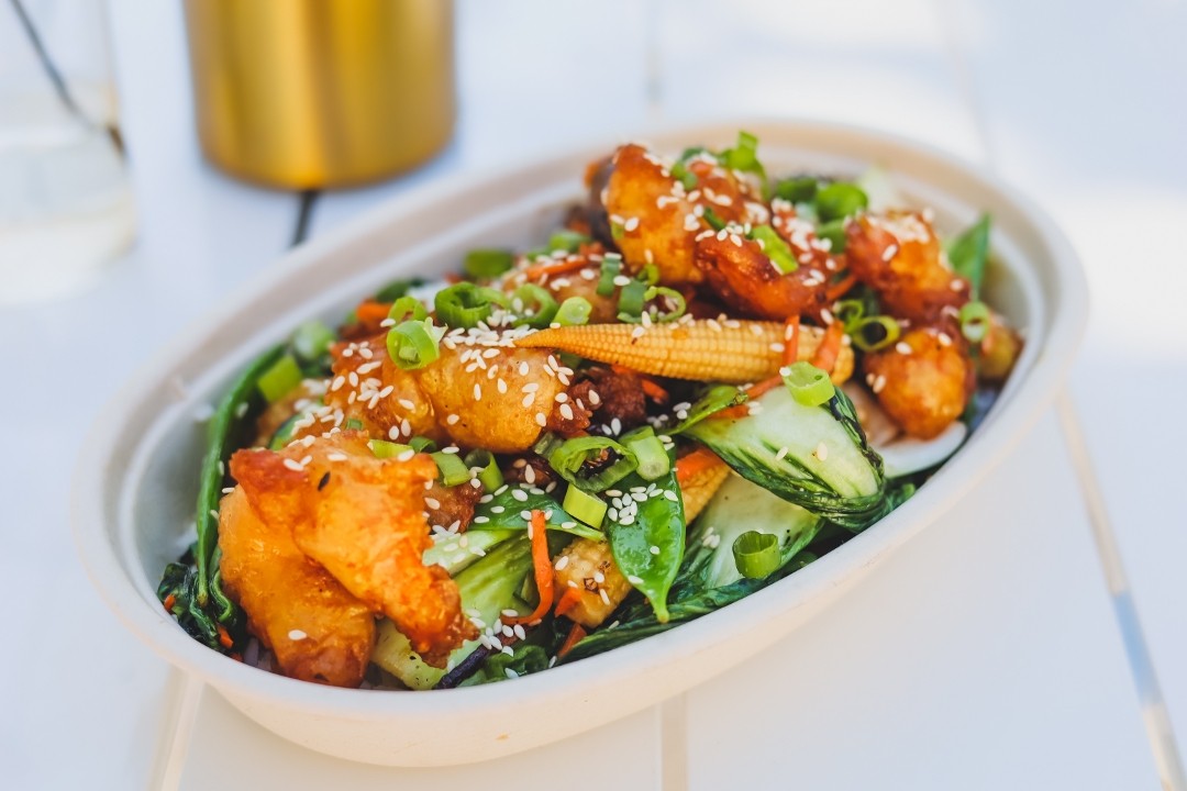 Tempura Fried Shrimp Bowl