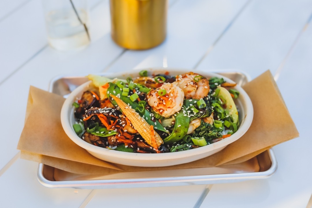 Stir Fried Shrimp Bowl