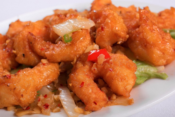 Peppery Fried Shrimp