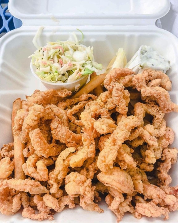 Fried Strip Clams Dinner