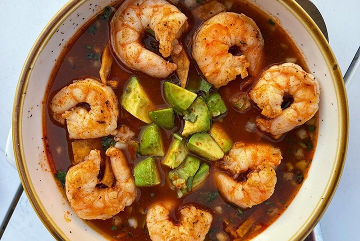 SHRIMP TORTILLA SOUP