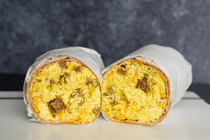 BURRITO - SAUSAGE + EGG + CHEESE