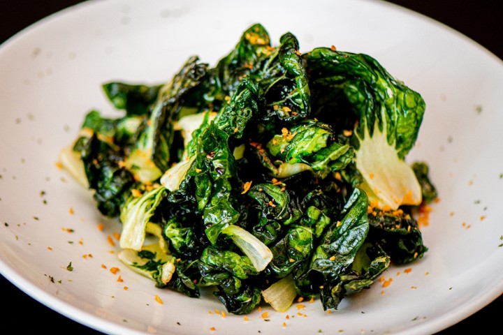 (V) Crispy Baby Bok Choy