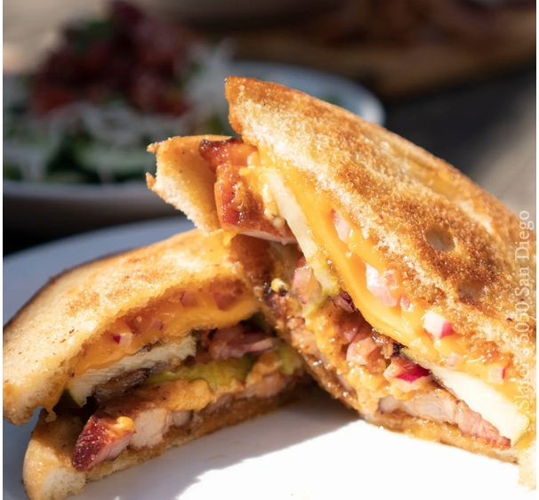 Southern Pork Belly Grilled Cheese