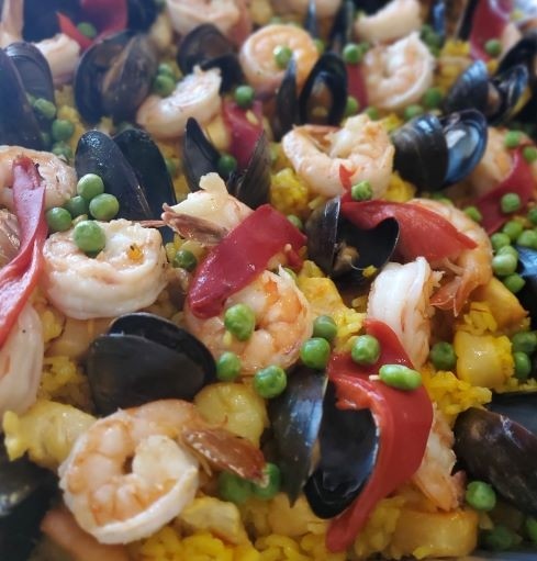 Fiesta Paella (Seafood only) 5-6pp NEW