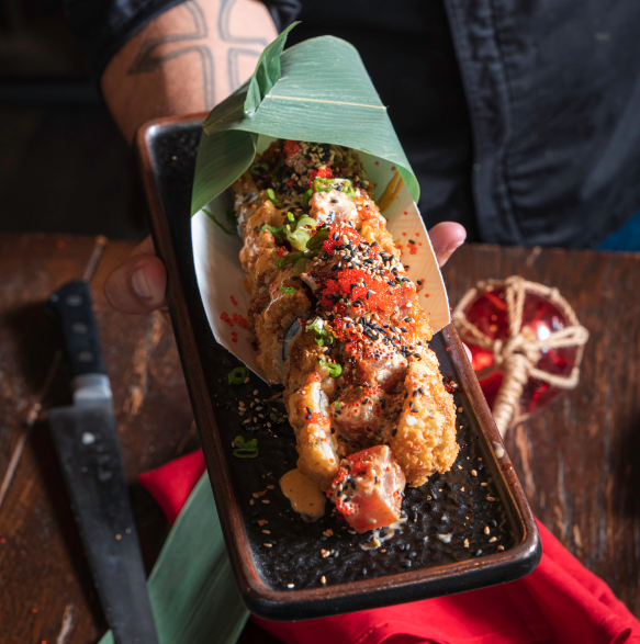 Sushi "Hot Dog" Roll