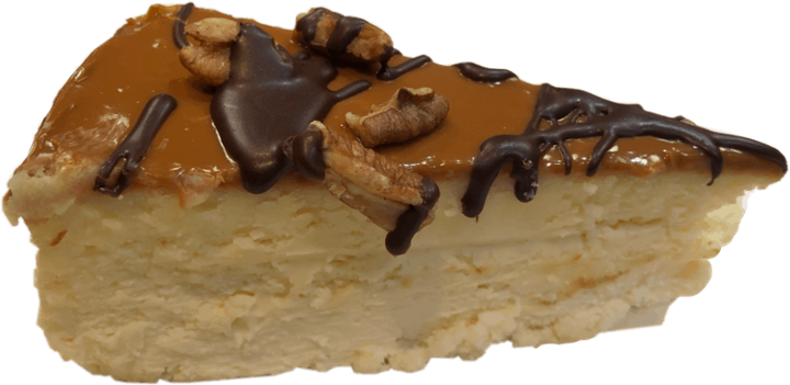 Turtle Cheesecake Slice