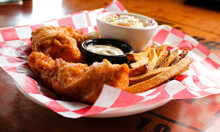 Beer Battered Salmon Fish and Chips - 2PC