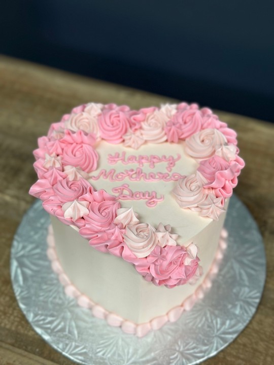 Mother's Day's Heart Cake