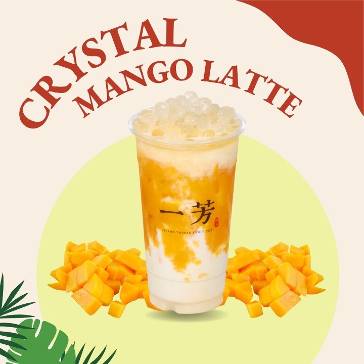 Crystal Mango Latte 芒果鲜奶波波