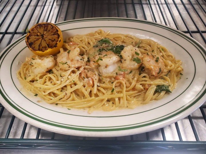 Lemon Shrimp Linguine