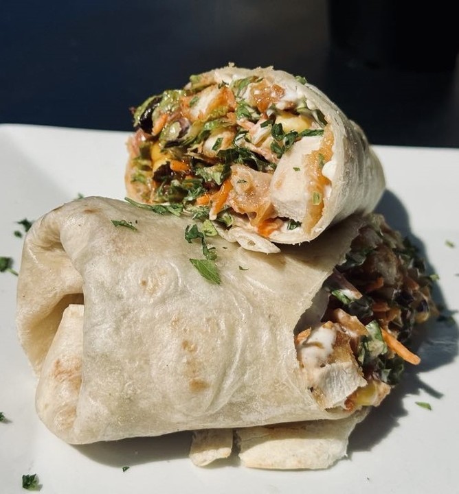 Spicy BBQ Chicken Wrap